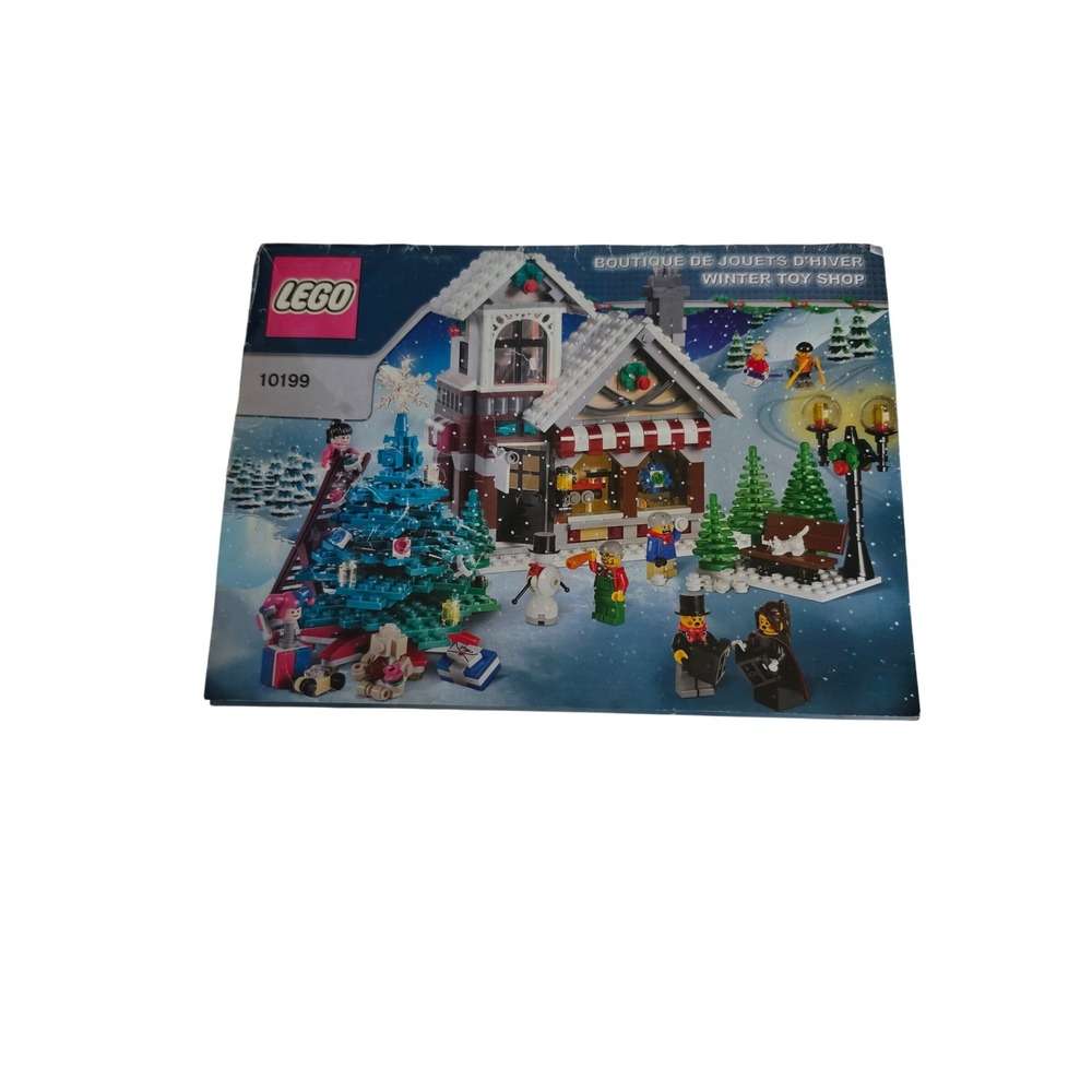 LEGO 10199 Winter Toy Shop INSRUCTION BOOKLET ONLY intact Edgewear fade MANUAL